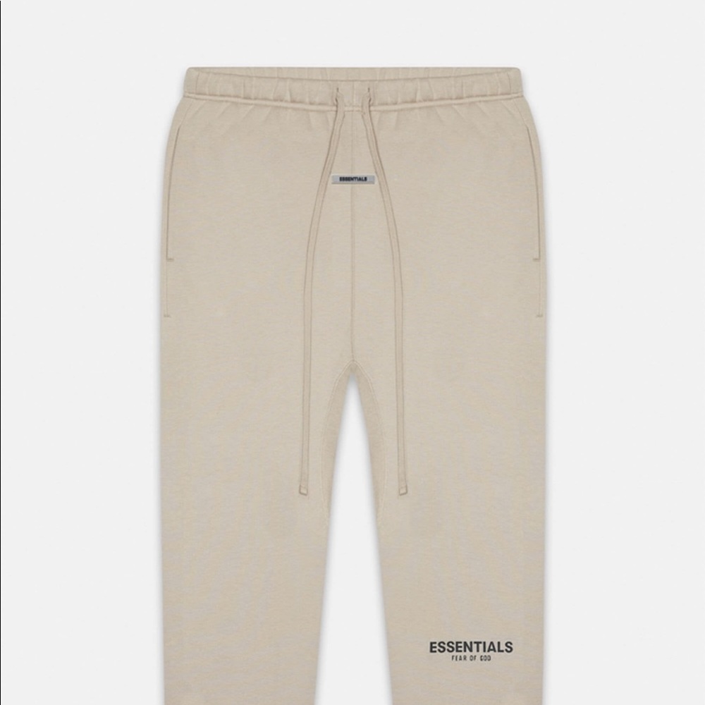 Pac Sun Essentials Fear Of God Women's Tan Sweatpants size S